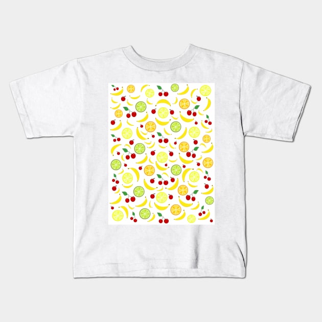 ASSORTMENT Of Fruit. Kids T-Shirt by SartorisArt1